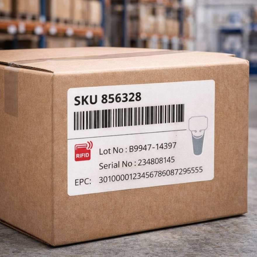 Etiquetas para logística, almacén y control de inventarios con códigos de barras